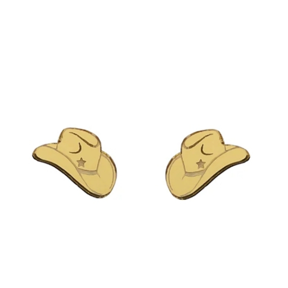 New/Never Worn Cowboy earrings | Surgical steel posts | Yeehaw!